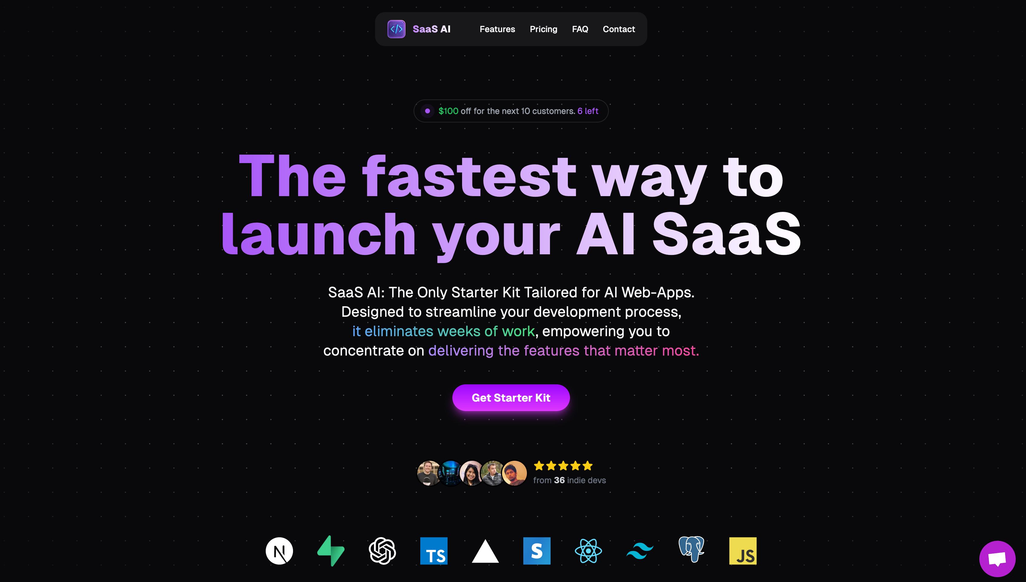 SaaS AI screenshot